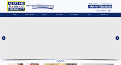 Desktop Screenshot of alertmebands.com
